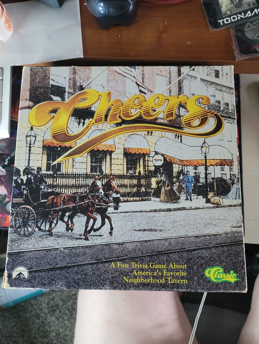 Vintage Cheers Classic Trivia Board Game (1992) Complete never played